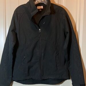Double Diamond Black Jacket with Full-Zip